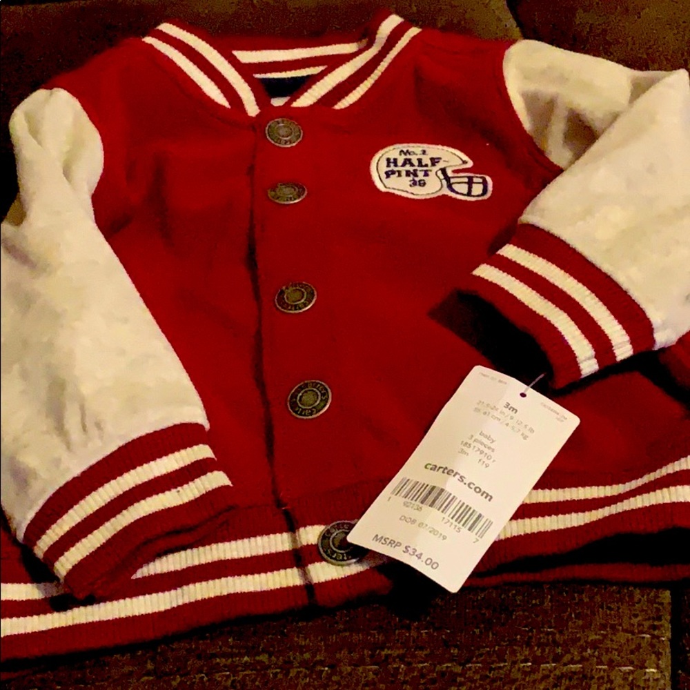 Baby varsity jacket